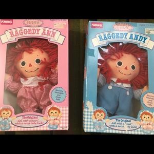 Vintage Raggedy Ann & Andy (baby) Dolls